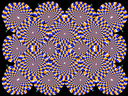ilusión óptica, abstracta, Fondo de pantalla HD HD wallpaper