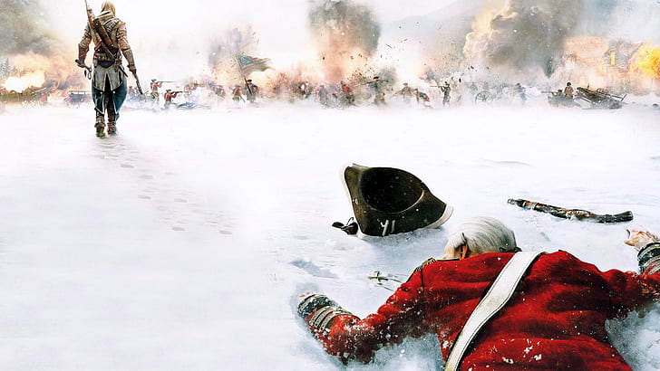 Assassins Creed III فنون ، قتلة ، عقيدة ، ألعاب، خلفية HD