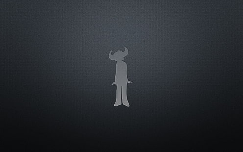 silhuett av person med horn ClipArt, musik, svart, logotyp, minimalism, Buffalo Man, Jamiroquai, HD tapet HD wallpaper