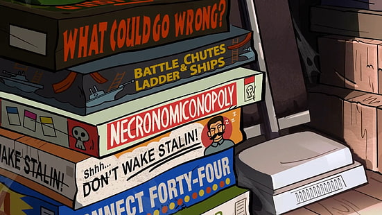 wiele książek o różnych tytułach, Gravity Falls, Tapety HD HD wallpaper