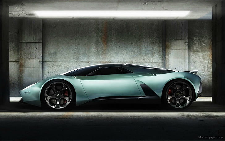 Lamborghini Insecta Concept, green sports car concept, lamborghini, concept, insecta, HD wallpaper