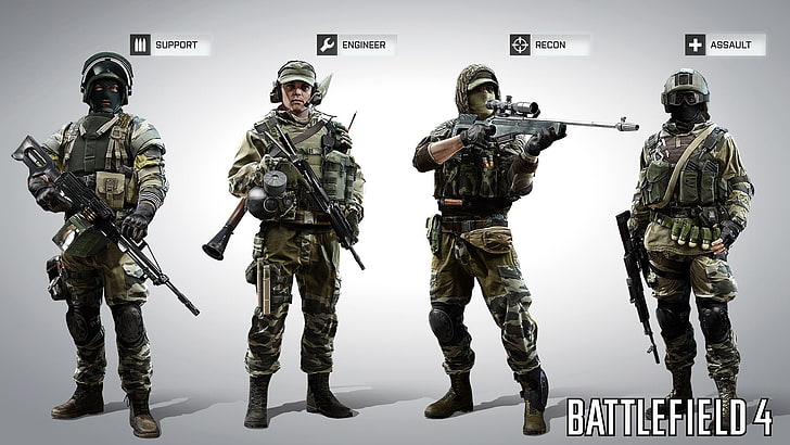 Battlefield 4 солдат цифровые обои, Battlefield, пулемет, инженер, Battlefield 4, оружие, видеоигры, рендер, компьютерная графика, 3D, цифровое искусство, винтовки, солдат, HD обои