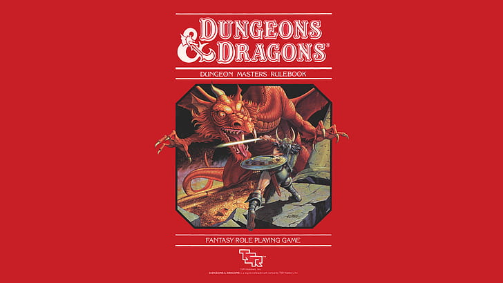 DandD, Dungeons and Dragons, корица на книгата, Basic Set, HD тапет