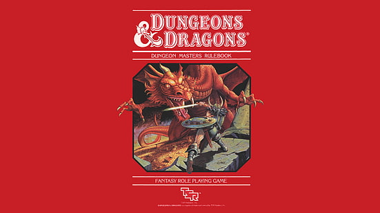 DandD, Dungeons and Dragons, корица на книгата, Basic Set, HD тапет HD wallpaper