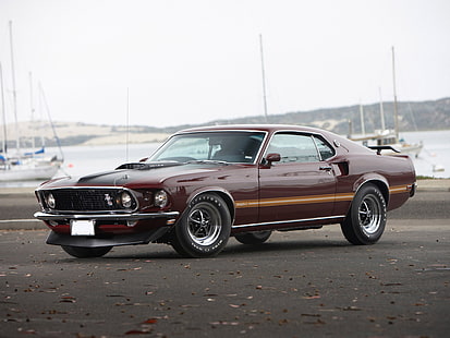 1969, Klassiker, Ford, Mach 1, Muskel, Mustang, HD-Hintergrundbild HD wallpaper