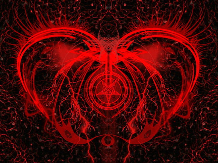 Dark, demon, Evil, occult, Satan, Satanic, HD wallpaper