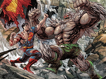 Superman, Doomsday (การ์ตูนดีซี), วอลล์เปเปอร์ HD HD wallpaper
