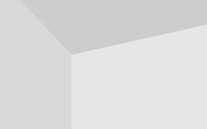 meja kayu putih dan hitam, sudut, ilusi optik, minimalis, Wallpaper HD