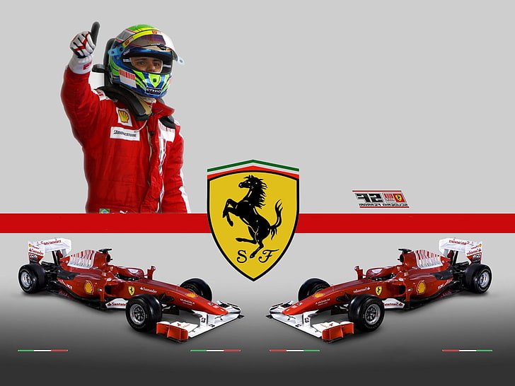 2010 alonso Ferrari f10 and massa Cars Ferrari HD Art , 2010, fernando, F10, alonso, bahrein, felipe, HD wallpaper