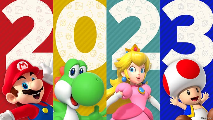 Nintendo, Mario, Yoshi, Toad (personagem), videogames, HD papel de parede