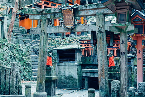 arquitectura, budista, japón, japonés, kyoto, religioso, templo, tradición, tradicional, viajes, Fondo de pantalla HD HD wallpaper