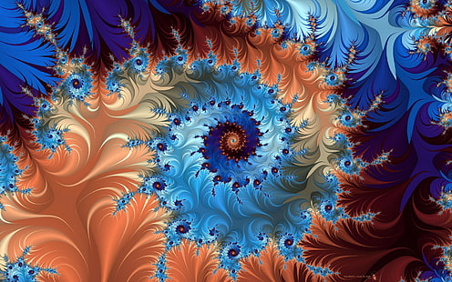 fractals, color, HD wallpaper HD wallpaper