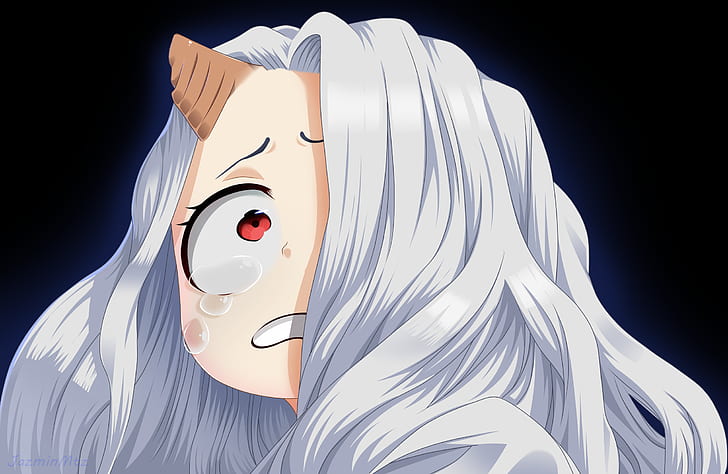 Eri, Boku no Hero Academia, Meine Heldin Acadamia, Anime, Anime Girls, weinend, weißes Haar, HD-Hintergrundbild
