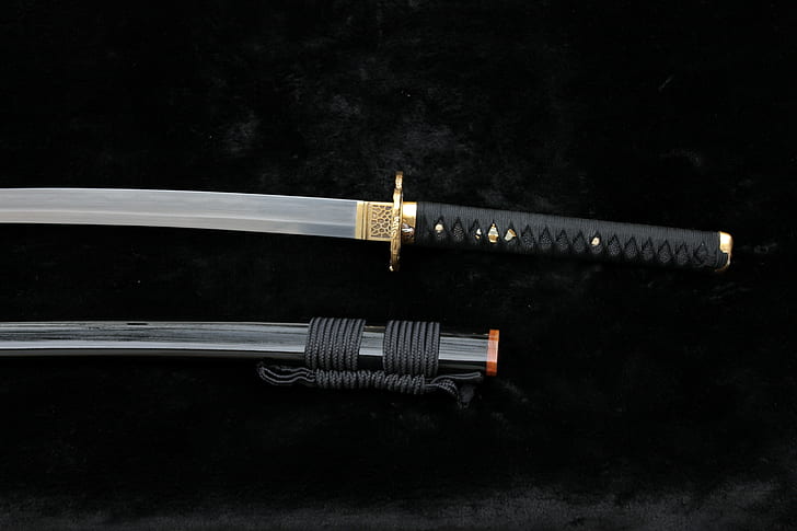 катана, меч, Япония, HD тапет