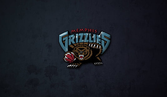 บาสเก็ตบอล Memphis Grizzlies ตราสัญลักษณ์ NBA, วอลล์เปเปอร์ HD HD wallpaper