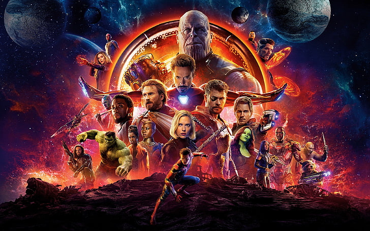 2018 Avengers Infinity Savaşı 4K Film, Avengers Infinity Savaşı, HD masaüstü duvar kağıdı