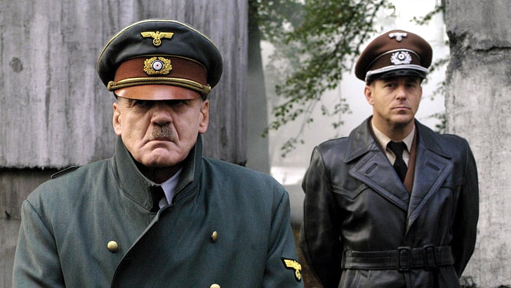 men's green military coat, movies, Der Untergang, Adolf Hitler, National Socialism, HD wallpaper