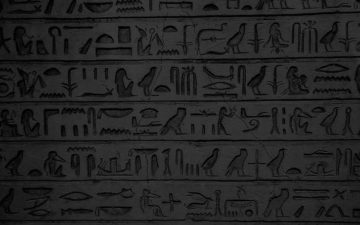 Arkeologi, Mesir, Hieroglif, simbol, tulisan, Wallpaper HD