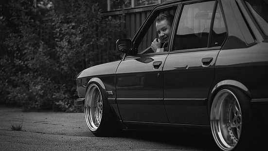 BMW E28, Stance, Stanceworks, Static, Low, Savethewheels, Norway, Summer, Look Back, bmw e28, stance, stanceworks, static, low, savethewheels, Норвегия, лято, поглед назад, HD тапет HD wallpaper