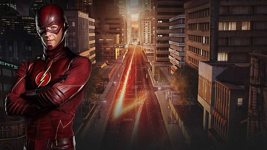 Serie TV, The Flash (2014), Barry Allen, Flash, Grant Gustin, Sfondo HD HD wallpaper