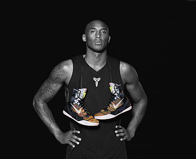 농구 선수, NBA, 로스 앤젤레스 레이커스, 슈팅 가드, 2015 년 최고의 농구 선수, Kobe Bryant, HD 배경 화면 HD wallpaper