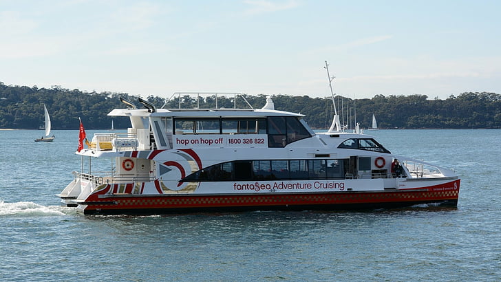 Vehicles, Ferry, Australia, Boat, Catamaran, Sydney Harbour, HD wallpaper
