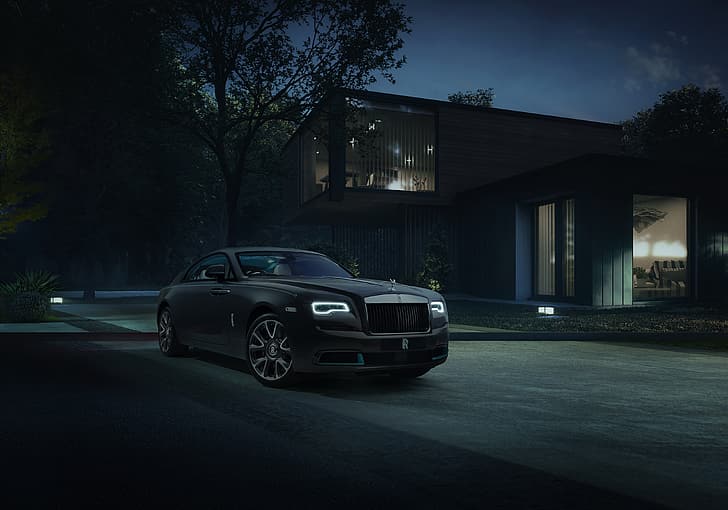 Rolls-Royce, mobil sport, Rolls-Royce Wraith, Wallpaper HD