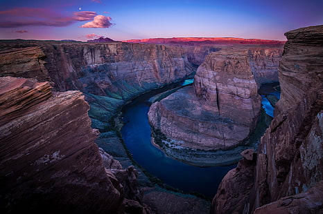 canyon illustration, Horseshoe Bend, Perspective, canyon, illustration, sunrise, nature, arizona, uSA, scenics, landscape, rock - Object, sandstone, southwest USA, desert, utah, geology, grand Canyon National Park, cliff, red, outdoors, beauty In Nature, famous Place, HD wallpaper HD wallpaper