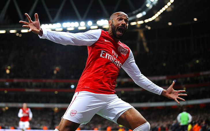 Thierry Henry Arsenal, deportista, futbolista, hombre, hombres, sonrisa, Fondo de pantalla HD