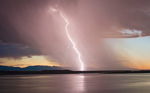 Blitz, Blitz, Schlag, Gewitter, Elemente, Linie, Tornado, Colorado, HD-Hintergrundbild HD wallpaper