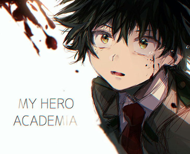Boku no Hero Academia, chicos de anime, Midoriya Izuku, Fondo de pantalla HD