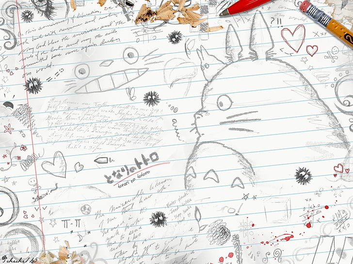 Min granne Totoro, Studio Ghibli, Totoro, HD tapet