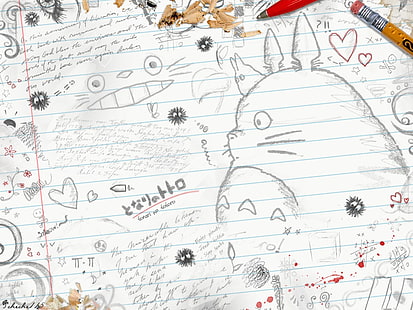 Mi vecino Totoro, Studio Ghibli, Totoro, Fondo de pantalla HD HD wallpaper