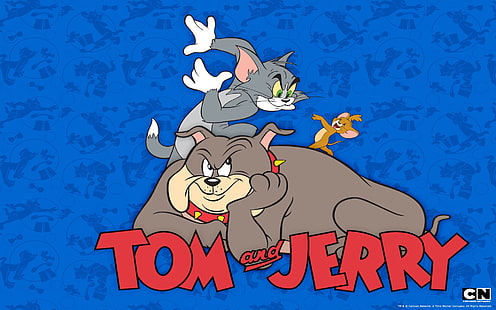 Tom Jerry i Spike Cartoon Tapety HD na telefony komórkowe Tablety i laptopy 1920 × 1200, Tapety HD HD wallpaper