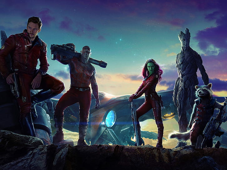2014 film, Guardians of the Galaxy, Guardians of the Galaxy, 2014, Movie, Guardians, Galaxy, HD tapet