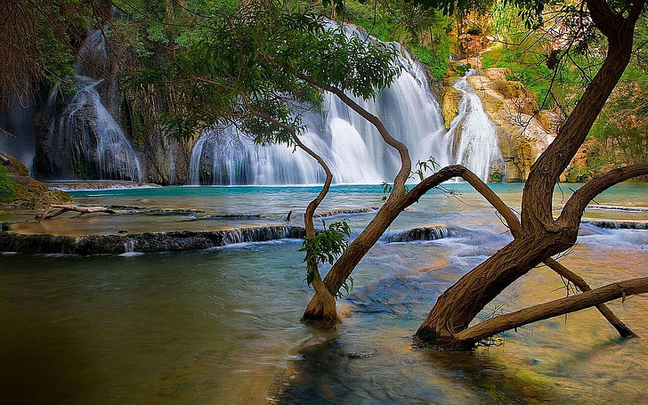 Wasserfälle, Wasserfall, HD-Hintergrundbild