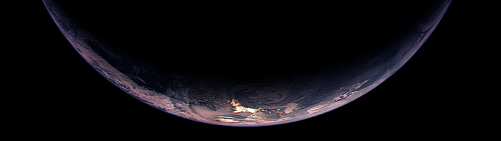 ภาพประกอบดาวเคราะห์อวกาศโลกศิลปะดิจิทัลดาวเคราะห์ศิลปะอวกาศ, วอลล์เปเปอร์ HD