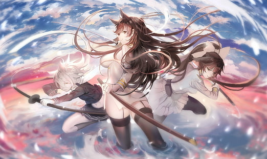 Anime, Azur Lane, Atago (Azur Lane), Maya (Azur Lane), Takao (Azur Lane), HD-Hintergrundbild HD wallpaper