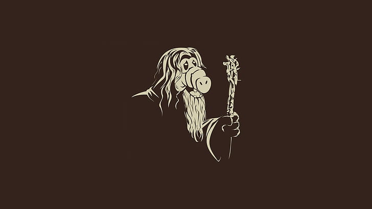 Alf, Gandalf, El señor de los anillos, Fondo de pantalla HD