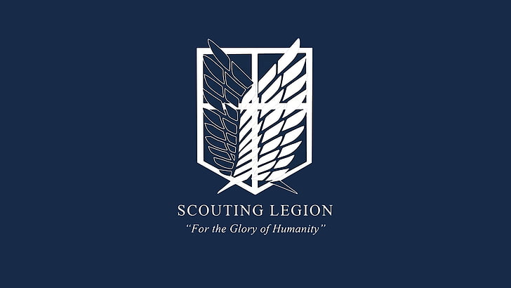 Logo de la Légion scoute, Anime, Attack On Titan, Fond d'écran HD