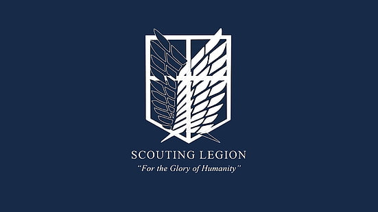 Logo di Scouting Legion, Anime, Attack On Titan, Sfondo HD HD wallpaper
