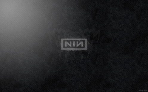 Лого Nin, девет инчови нокти, фон, шрифт, име, графика, HD тапет HD wallpaper