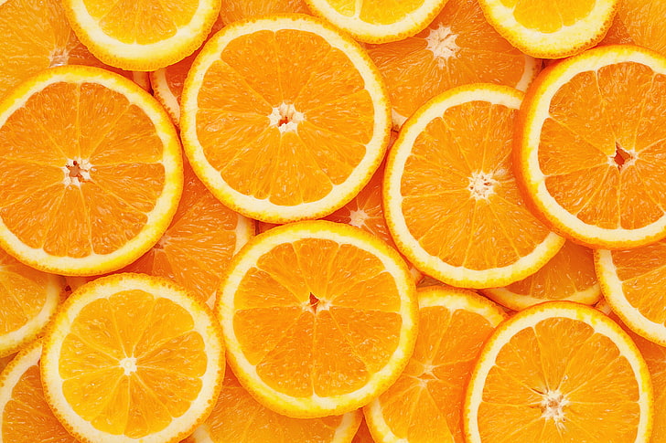 irisan jeruk banyak, jeruk, tekstur, irisan, Wallpaper HD