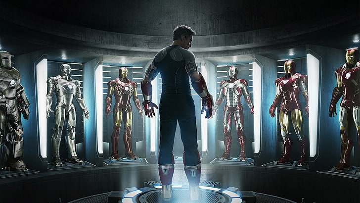 Iron Man-affisch, Iron Man, Iron Man 3, Robert Downey Jr., HD tapet