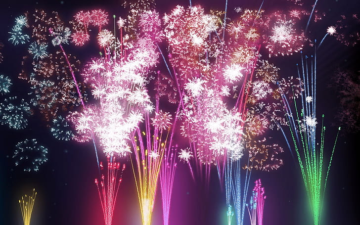 Festival Fireworks, Festival, Fireworks, HD wallpaper