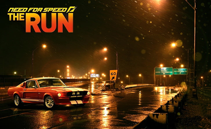 NFS The Ran, plakat Need for Speed ​​The Run, gry, Need For Speed, gra wideo, wyścigowa gra wideo, NFS, The Run, Tapety HD