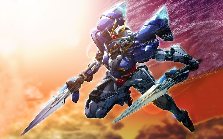 аниме, Mobile Suit Gundam 00, Exia, HD тапет