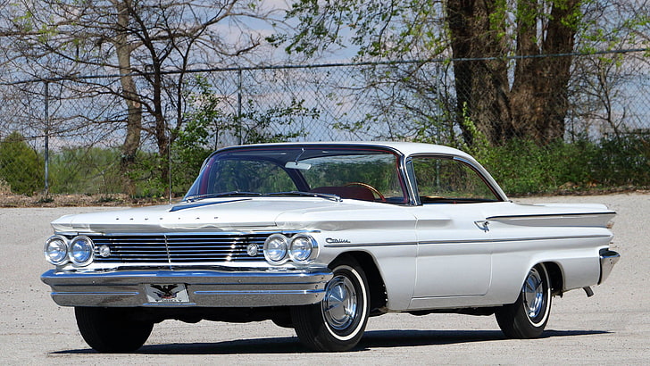 1960, 2137, catalina, classica, coupé, hardtop, muscle, pontiac, Sfondo HD