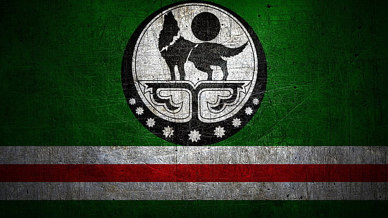 Övrigt, Tjetjeniens flagga, HD tapet HD wallpaper