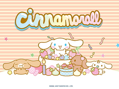 Süßigkeiten Cinnamoroll Cinnamoroll und ihre Freunde zu Süßigkeiten Zeit Anime Hallo Kitty HD Art, Sweet, Hallo Kitty, Cinnamoroll, Sanrio, Süßigkeiten, HD-Hintergrundbild HD wallpaper